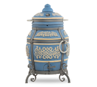 Тандыр &quot;Тамерлан&quot; (ЭКО-Тандыр), 27 см, морская волна