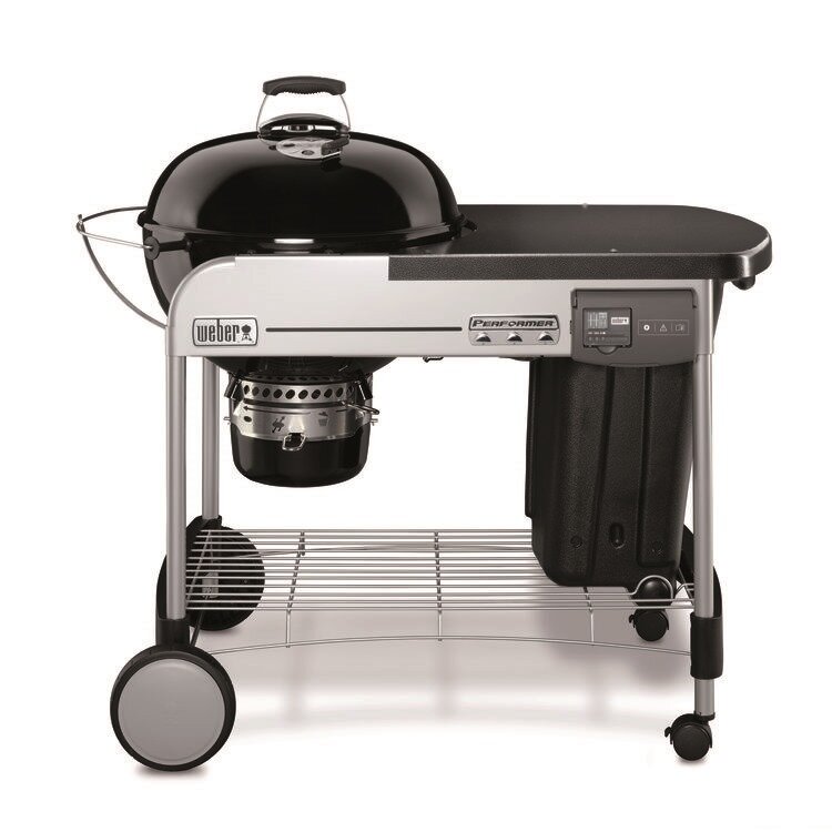 Угольный гриль Weber Performer Deluxe GBS, 57 см (газовый розжиг) в Нижнем Новгороде в Нижнем Новгороде