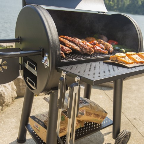 Угольный барельный гриль-коптильня Broil-King Regal OFFSET 400 в Нижнем Новгороде