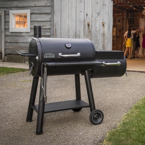 Угольный барельный гриль-коптильня Broil-King Regal OFFSET 400 в Нижнем Новгороде