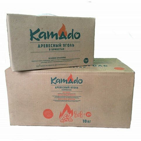Уголь Kamado 10 кг (коробка)  