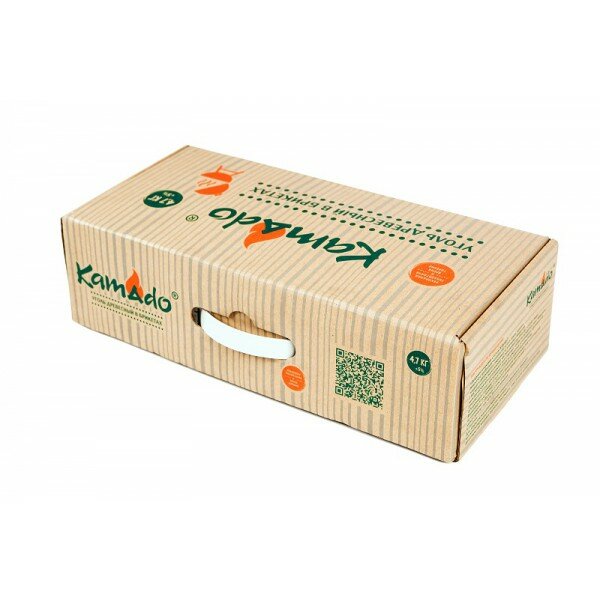 Уголь "Камадо" (брикеты) 4,7 кг, коробка 