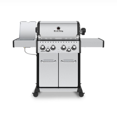 Гриль газовый Broil King Барон С490 (Baron S490 IR New), нерж. сталь