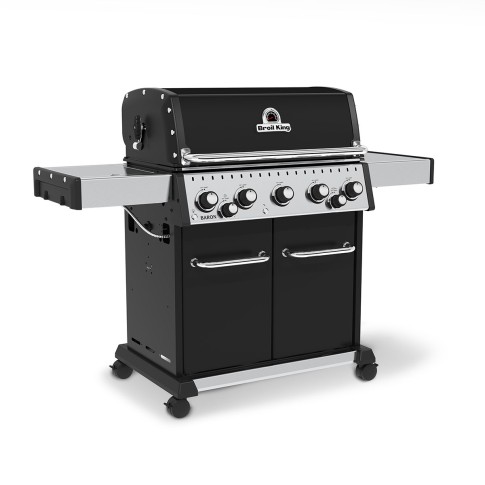 Гриль газовый Broil King Барон 590 (Baron 590 New), чёрный