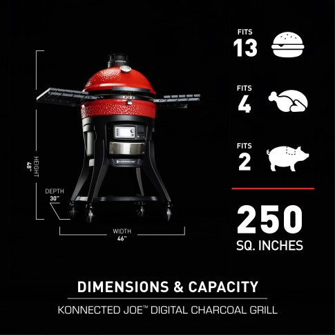 Керамический гриль Kamado Joe Konnected Joe