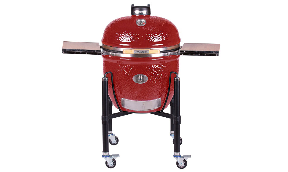 Керамический гриль Monolith LeCHEF Pro 2.0, красный  